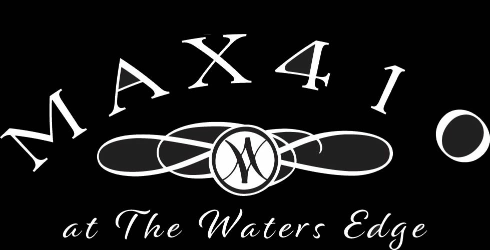 Max 410 at Waters Edge Logo